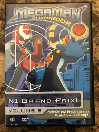 Mega Man Nt Warrior N1 Grand Prix Volume 5 Dvd