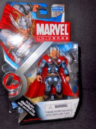 Thor (4 ") (blue Variant) Marvel Universe (family Dollar) Action Figure 012