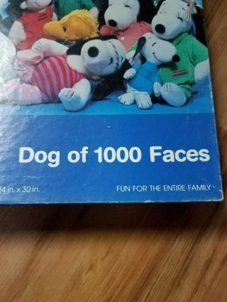 Vintage Springbok Snoopy Jigsaw Puzzle 1000 Piece Dog Of 1000 Faces 24 