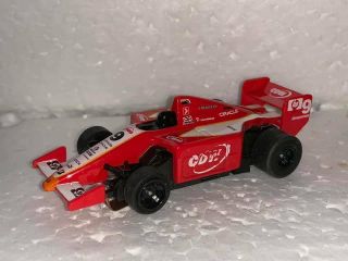Afx 9 Cdw Red/white F1 Indy Slot Car