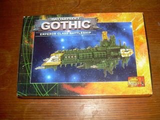 Games Workshop - Battlefleet Gothic Emperor Class Battleship - & Oop