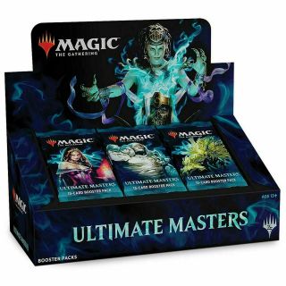 Magic Mtg Ultimate Masters Booster Box Factory Uma English With Topper