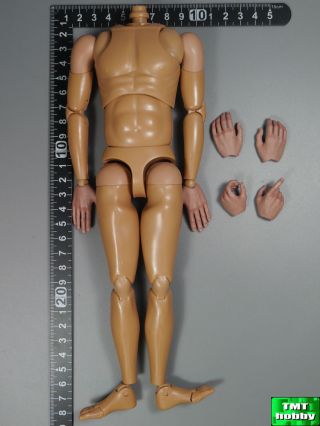 1:6 Scale Did Wwii Us Military Police A80116 - Body W/ 3 Pairs Hands (no Head)