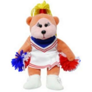 Skansen Beanie Kid " Amber The Cheer Leader Bear " With Tag