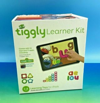 Tiggly Learner Kit 17012 For Ipad - 14 Interactive Toys With 11 Apps (2 - 8 Yrs)