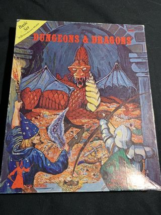 Dungeons And Dragons Basic Set 1001 Tsr 1978 3rd Edition
