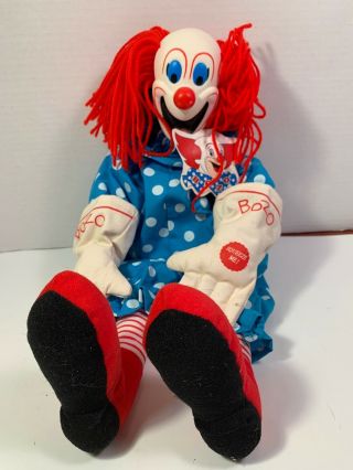 1999 Vintage Bozo The Clown Doll 20 " A&a Plush Aurora Chicago Aurora Talking