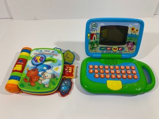 Vtech Rhyme & Discover Book,  Leapfrog My Own Laptop Leaptop Computer Kids Toy