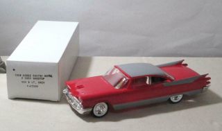Dealer Promo Model Car 1959 Dodge Custom Royal 2 Door Hardtop Red & Gray Jo - Han