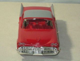 Dealer Promo Model Car 1959 Dodge Custom Royal 2 Door HardTop Red & Gray Jo - Han 7