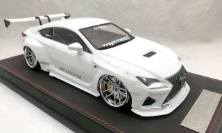 1/18 Scale Resin Model By Of Lexus Rc Liberty Walk Lb Performance - - - White