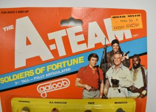 A - Team Soldiers of Fortune 4 - Pack of Action Figures 1983 Galoob 5