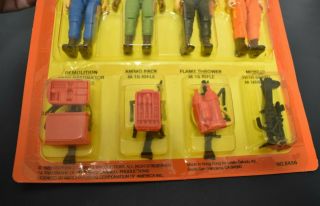 A - Team Soldiers of Fortune 4 - Pack of Action Figures 1983 Galoob 8