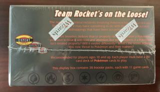 Pokemon The Card Game : Team Rocket Booster Box 36 Packs TCG WOTC 5