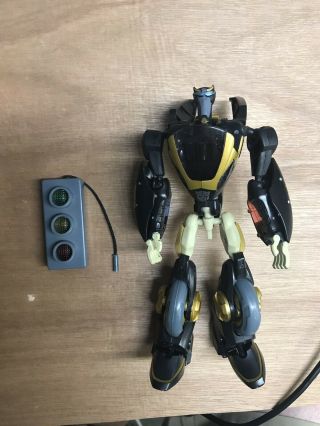 Transformers Animated Prowell Action Figure Motorcycle Bike