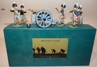 Frontline Figures British Horse Artillery Gun And 5 Man Crew