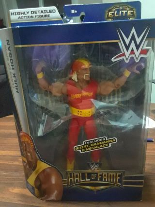 Hulk Hogan Wwe Elite Hall Of Fame Figure Class Of 2005 Mattel Exclusive