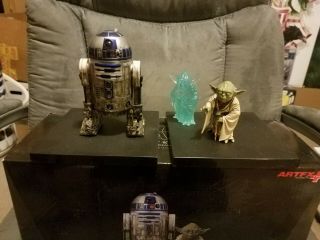 Star War Yoda & R2 - D2 Dagobah Pack 2 Pk 1/10 Scale Model Kit Kotobukiya Artfx,