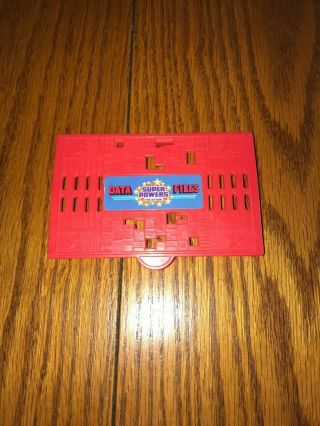 1984 Kenner Powers Action Figure Collector Case Red Cover Part