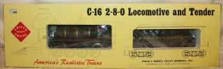 RARE LGB ARISTO - CRAFT 80109 PENNSYLVANIA C - 16 2 - 8 - 0 Steam Locomotive &Tender MIB 6