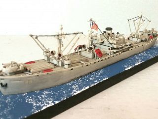 1:700 Scale Built Plastic Model Ship US Liberty Ship Bootes AK99 WWII 2