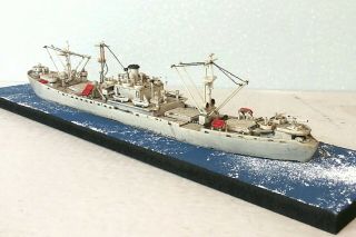 1:700 Scale Built Plastic Model Ship US Liberty Ship Bootes AK99 WWII 3