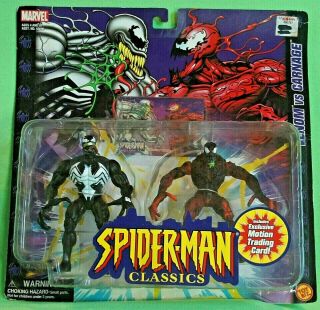Spider - Man Classics Venom Vs Carnage Action Figure 2 Pack Toybiz 2001