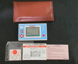 Vintage Mario Bros Game & Watch 1988 Nintendo Handheld Ym - 105