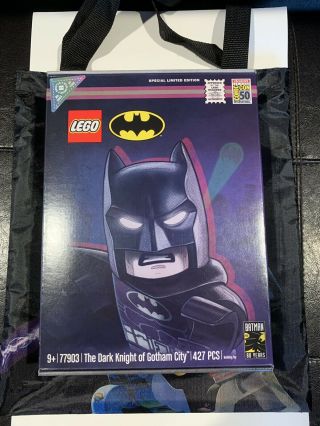 Sdcc 2019 Lego Exclusive Batman The Dark Knight Gotham City Le 864/1500 427 Pc