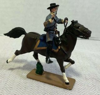 J.  R.  Risley Miniatures Civil War Mounted C.  S.  A.  General John Hunt Morgan