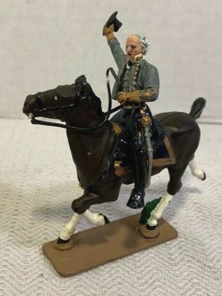 J.  R.  Risley Miniatures Civil War Mounted C.  S.  A.  General William Barksdale