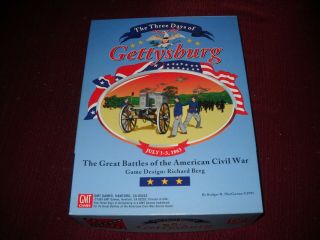 Gmt: The Three Days Of Gettysburg: 2nd Edition: Unpunched