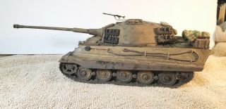 Built 1/35 King Tiger 2 German Panzer Ww 2 Tank Professionally Built