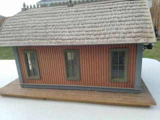 VINTAGE G - SCALE TRAIN BUILDING FOR USE WITH LGB,  ACCUCRAFT,  HAND - BUILT RARE 5