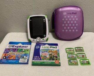 Leappad Tablet And 8 Games Cartridges