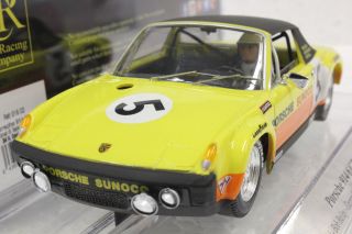 Src 01602b Sunoco Porsche 914/6 Daytona 1972 1/32 Slot Car In Display Case