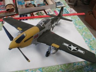 1/18 Scale P - 51 Mustang " Lou Iv " Complete,  No Box