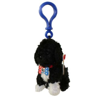 Ty Beanie Baby - Bo The Portuguese Water Dog (key Clip - Blue Clip) (3.  5 Inch)