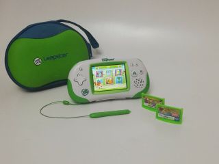 LeapFrog Leapster Explorer with 3 games:BUBBLE,  LEARN TO READ,  PET PALS 2