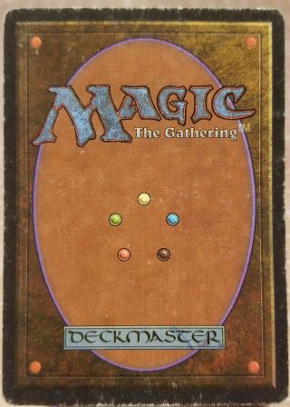 Mox Jet Magic the Gathering Unlimited Mono Artifact Some Play Wear 2