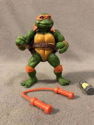 1992 Teenage Mutant Ninja Turtle Figure Movie Star Mike Tmnt Vtg