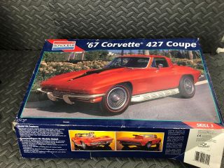 Monogram 67 Corvette 427 Coupe - Big 1/12 Scale Kit - Model