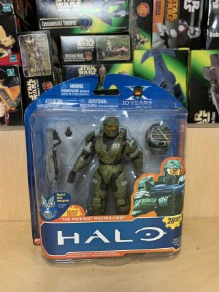 Mcfarlane Halo Anniversary Series 2 The Package Master Chief 5 " Green Armor