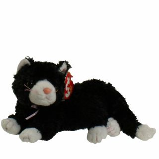 Ty Beanie Baby - Booties The Black & White Cat (8 Inch) - Mwmts Stuffed Animal