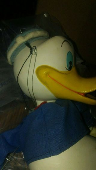 Vintage DISNEY Donald Duck Puppet/Marionette 7