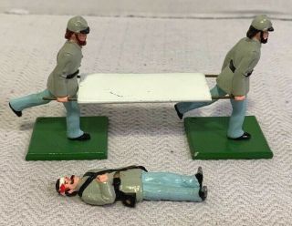 Ron Wall Miniatures - Civil War Confederate Stretcher Bearers - Lead Toy Soldier 6