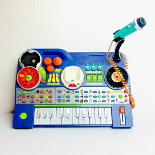 Vtech Kidijamz Dj Music Studio Piano Keyboard Microphone (missing Mp3 Recorder)