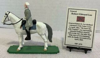 Ron Wall Miniatures Civil War Confederate Robert E.  Lee On Horseback