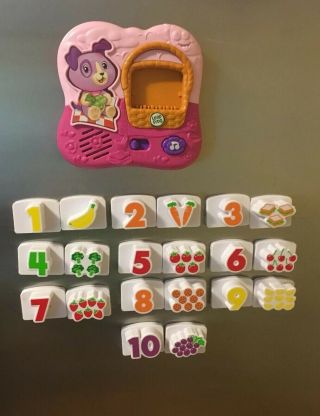 Leapfrog Fridge Numbers Magnetic Set Scout Picnic Basket Learning Toy Complete