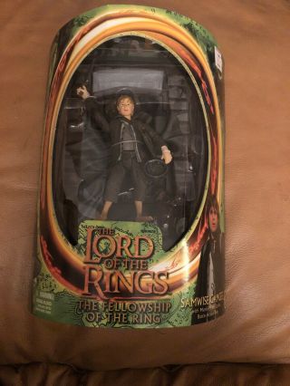 Lord Of The Rings Fellowship Samwise Gamgee Toybiz Figure - (moria Mines Goblin